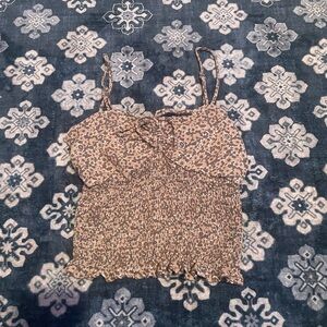 Flower Print Women's Top